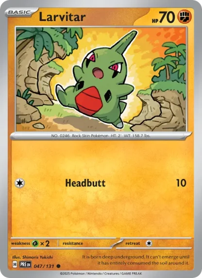 Larvitar · Prismatic Evolutions 047