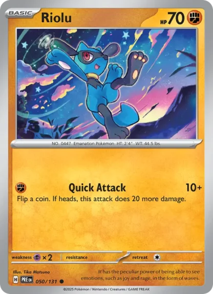 Riolu · Prismatic Evolutions 050
