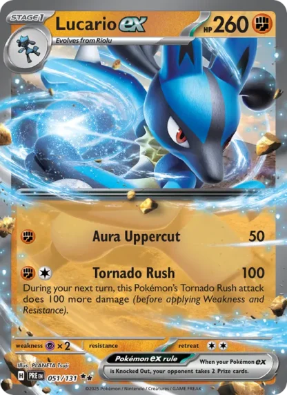 Lucario ex · Prismatic Evolutions 051