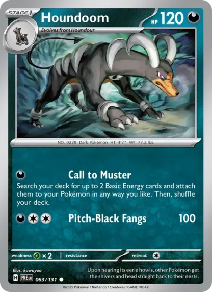Houndoom · Prismatic Evolutions 063