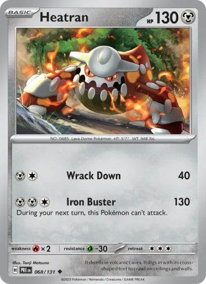 Heatran · Prismatic Evolutions 068