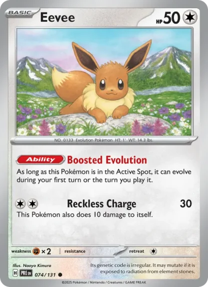 Eevee · Prismatic Evolutions 074