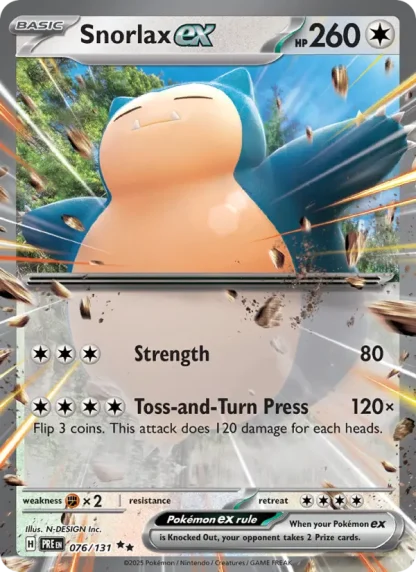 Snorlax ex · Prismatic Evolutions 076
