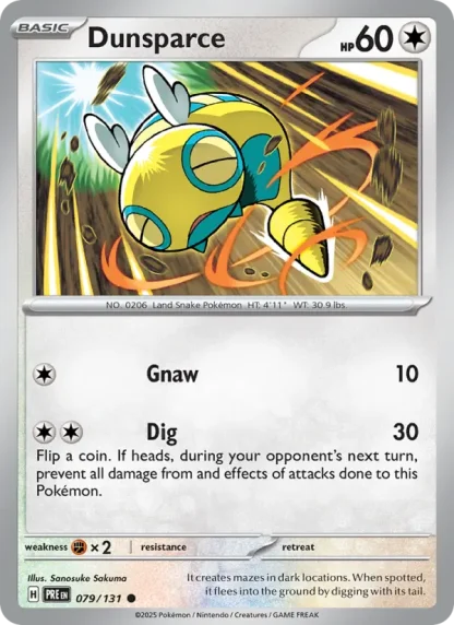Dunsparce · Prismatic Evolutions 079