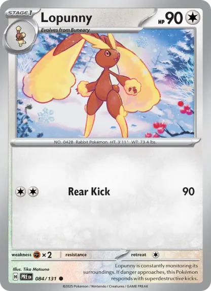 Lopunny · Prismatic Evolutions 084