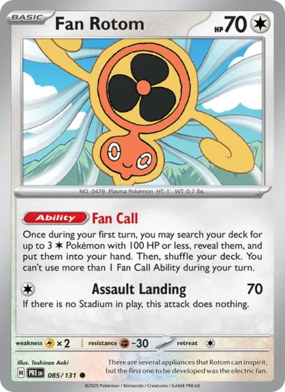 Fan Rotom · Prismatic Evolutions 085