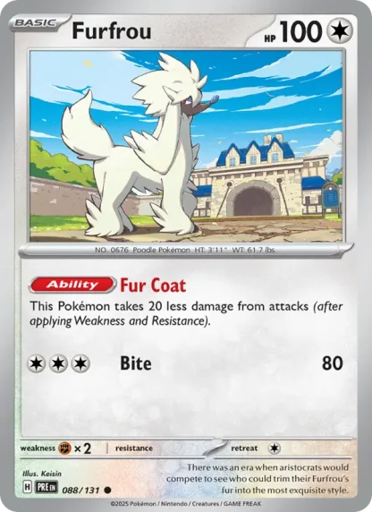 Furfrou · Prismatic Evolutions 088