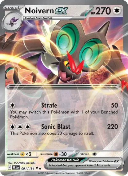 Noivern ex · Prismatic Evolutions 091