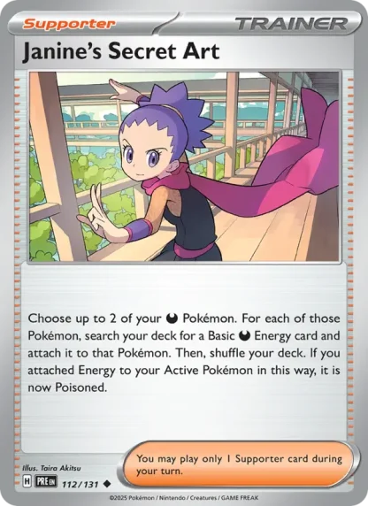 Janine's Secret Art · Prismatic Evolutions 112