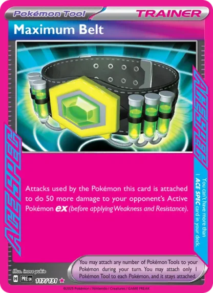 Maximum Belt · Prismatic Evolutions 117