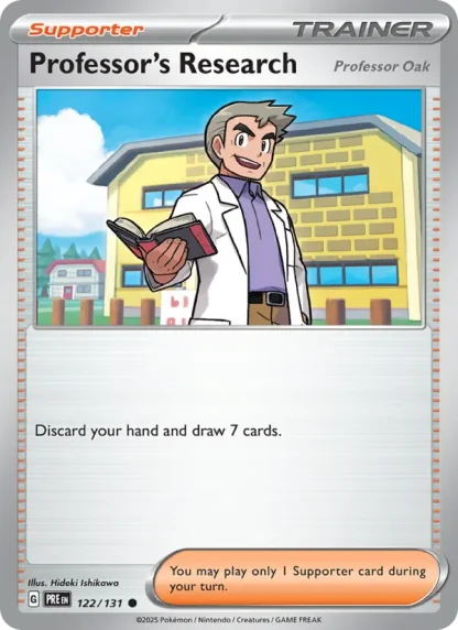 Professor's Research · Prismatic Evolutions 122