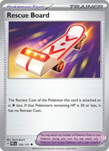 Rescue Board · Prismatic Evolutions 126