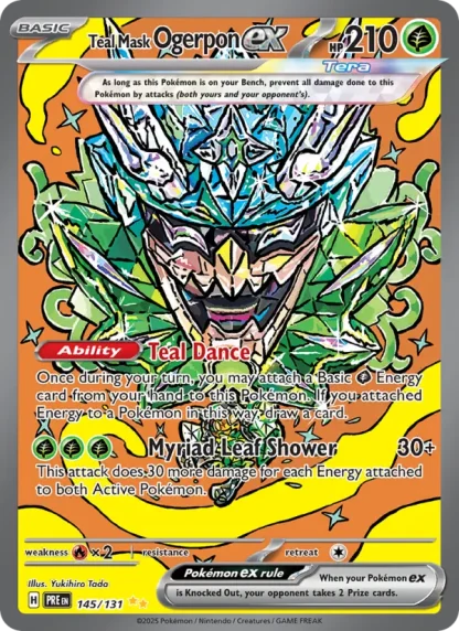 Teal Mask Ogerpon ex · Prismatic Evolutions 145