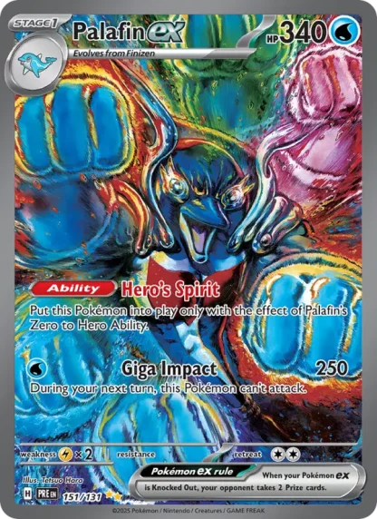 Palafin ex · Prismatic Evolutions 151