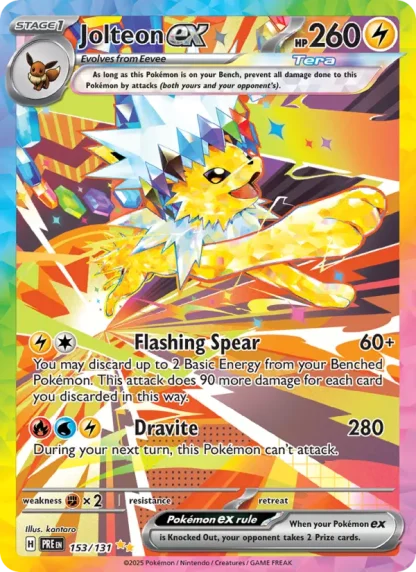 Jolteon ex · Prismatic Evolutions 153