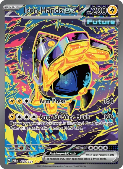 Iron Hands ex · Prismatic Evolutions 154