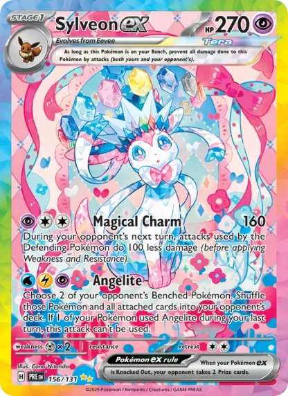 Sylveon ex · Prismatic Evolutions 156