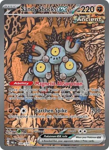 Sandy Shocks ex · Prismatic Evolutions 159