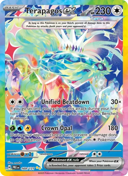 Terapagos ex · Prismatic Evolutions 169
