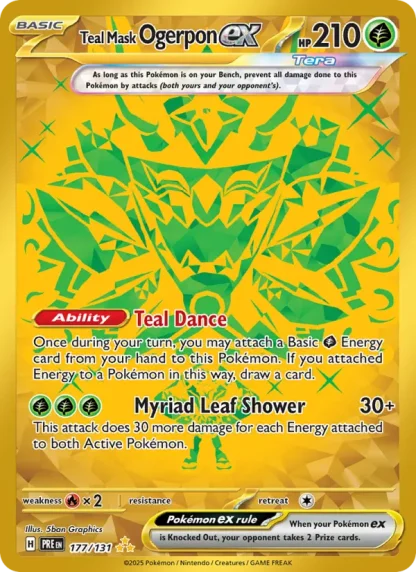 Teal Mask Ogerpon ex · Prismatic Evolutions 177