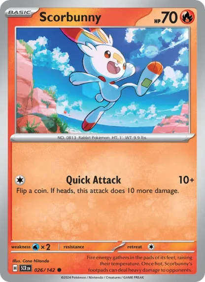 Scorbunny · Stellar Crown 026