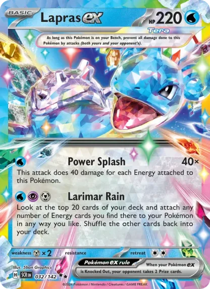 Lapras ex · Stellar Crown 032