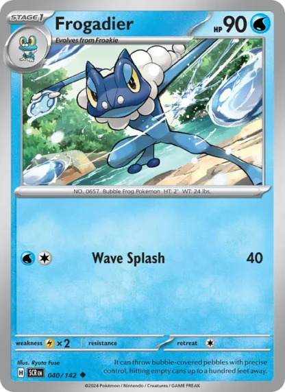 Frogadier · Stellar Crown 040
