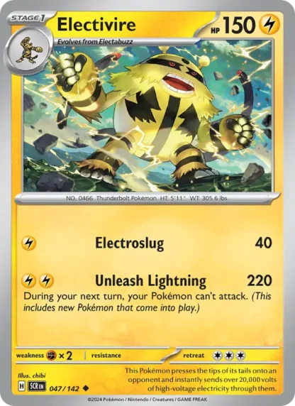 Electivire · Stellar Crown 047