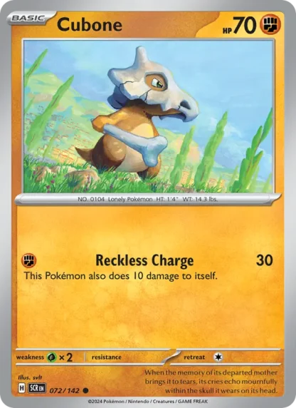 Cubone · Stellar Crown 072
