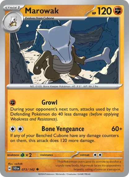 Marowak · Stellar Crown 073