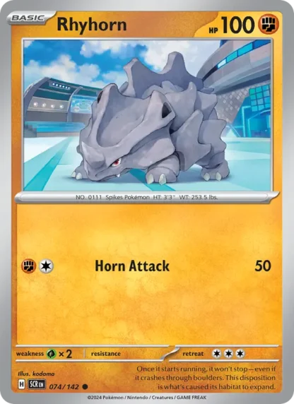 Rhyhorn · Stellar Crown 074