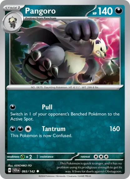 Pangoro · Stellar Crown 093
