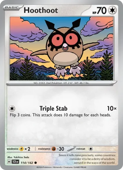 Hoothoot · Stellar Crown 114