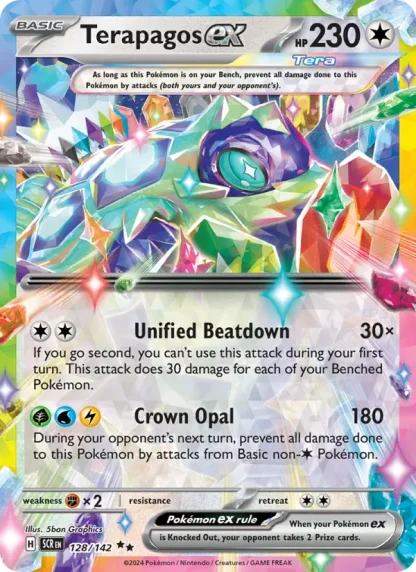 Terapagos ex · Stellar Crown 128