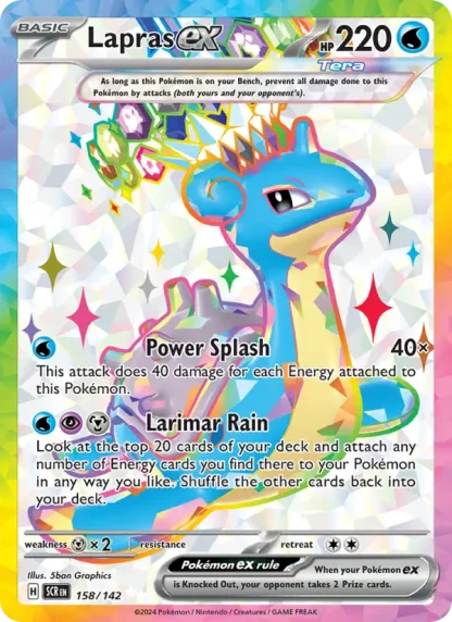 Lapras ex · Stellar Crown 158