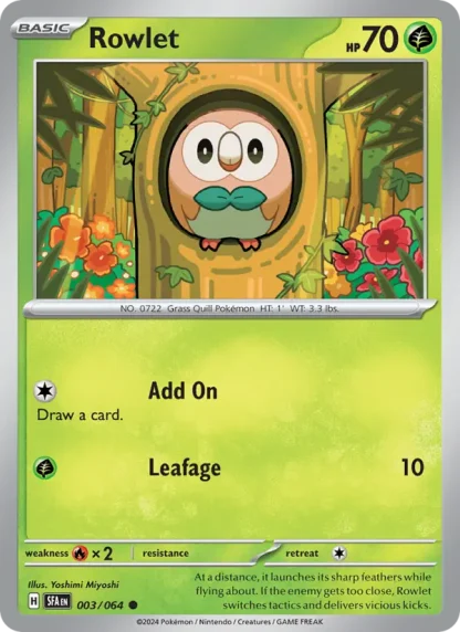 Rowlet · Shrouded Fable 003