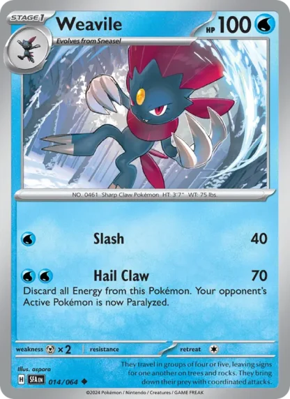 Weavile · Shrouded Fable 014