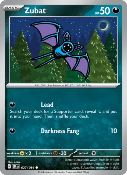 Zubat · Shrouded Fable 027