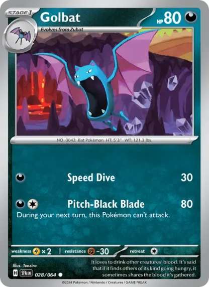 Golbat · Shrouded Fable 028