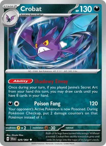 Crobat · Shrouded Fable 029