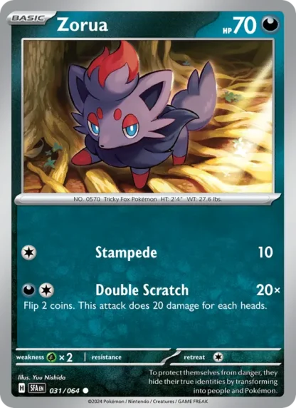 Zorua · Shrouded Fable 031