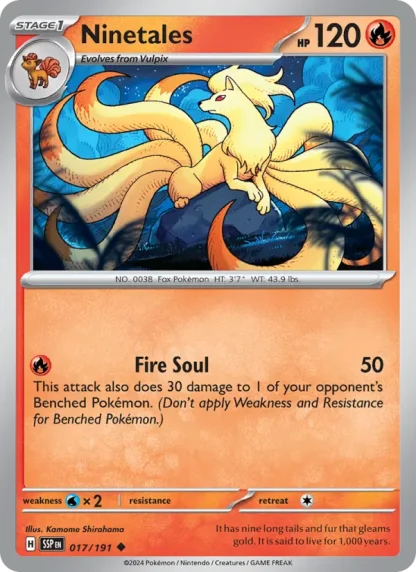 Ninetales · Surging Sparks 017