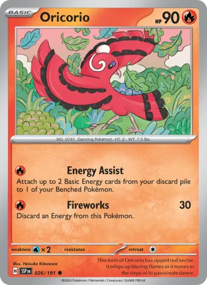 Oricorio · Surging Sparks 026