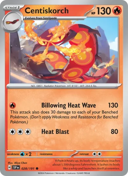 Centiskorch · Surging Sparks 028