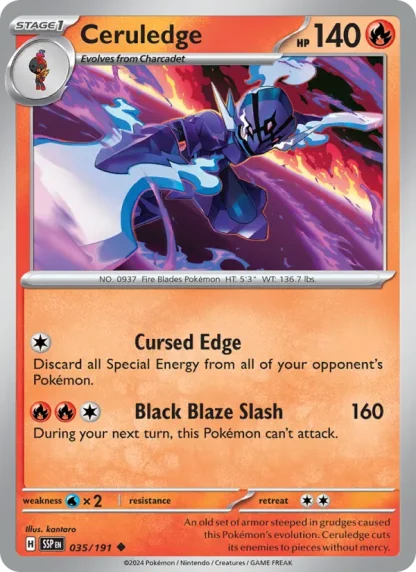 Ceruledge · Surging Sparks 035