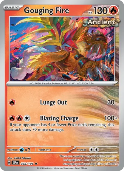 Gouging Fire · Surging Sparks 038