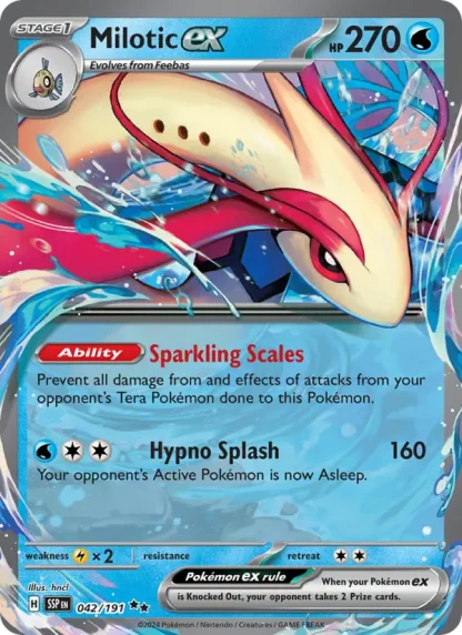 Milotic ex · Surging Sparks 042