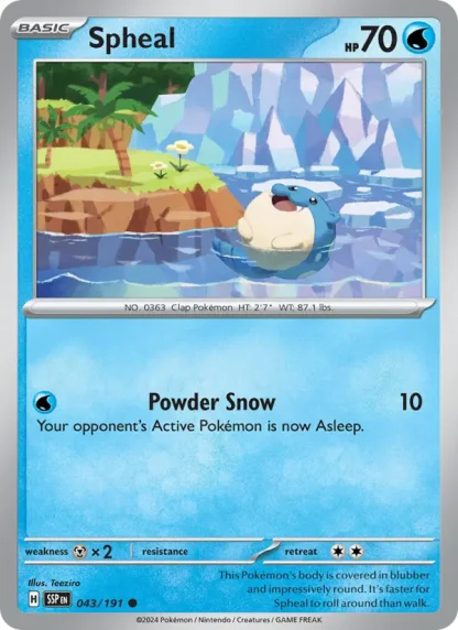 Spheal · Surging Sparks 043