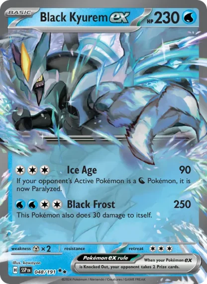 Black Kyurem ex · Surging Sparks 048