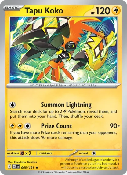 Tapu Koko · Surging Sparks 065